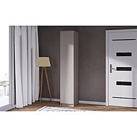 Шкаф пенал для одежды «Лора», с полками, 2100×400×500 мм, цвет кашемир