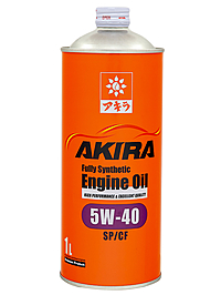 Масло моторное Akira Engine Oil FS 5W-40 SP/CF 1 л синт.