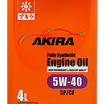 Масло моторное Akira 5W-40 SP/CF 4 л синт.