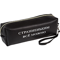 Пенал мягкий, 1 отделение, 80х215х50 мм, deVENTE " Странненьким всё можно", объемный, искусственная кожа