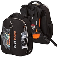 Рюкзак каркасный 38x28x16 см, deVENTE Choice 17L Wild Power, для мальчика