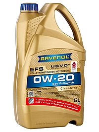 Масло моторное Ravenol EFS Eco Fullsynth 0W-20 5 л Акция 4+1