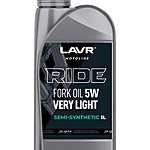 Масло вилочное LAVR RIDE FORK OIL 5W 1 л п/синт. Ln7782