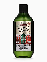 Ural Lab Winter Melody Гель для душа, 300 мл, New Year holidays, искрящееся шампанское