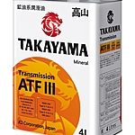 Масло трансмиссионное Takayama ATF III 4 л мин. металл