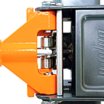 Домкрат Ombra OHT233S 3 т подкатной двухпоршневой 75-505 мм