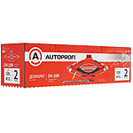 Домкрат Autoprofi DV-20R 20 т ромбический резинка 120-413 мм