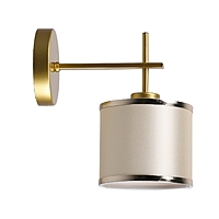 Бра ЭкономСвет 15013/1wGD SM, 1х60Вт, E27, 23х20х20 см, цвет золотой