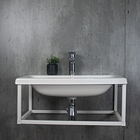 Тумба с раковиной Loft600, 600×250×395 мм, цвет белый