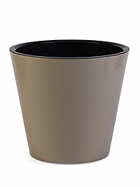 Горшок для цветов "Rosemary" D-23 см, 5 л с дренажной вставкой, бежевый