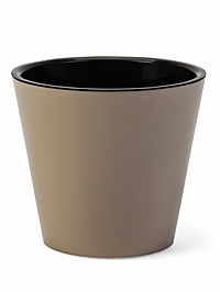Горшок для цветов "Rosemary" D-16 см, 1,6 л с дренажной вставкой, бежевый