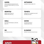 Масло моторное HND 5W-30 SP C3 4 л синт.