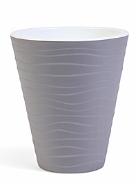 Горшок "Валенсия" 2,8 л, D-17 см, h-20 см, цвет серый шёлк