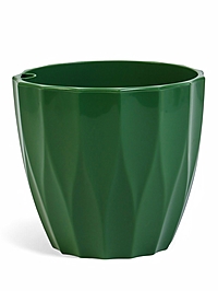 Горшок "ФЛЮТЕ" 1,9 л, D-16 см, h-14,5 см, цвет малахит