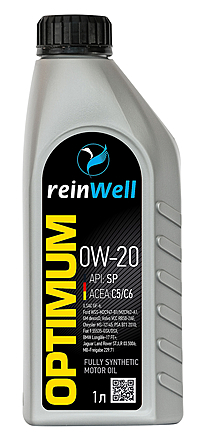 Масло моторное ReinWell 0W-20 SP C5/C6 1 л синт. 4944