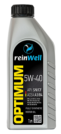 Масло моторное ReinWell 5W-40 А3/В4 1 л синт. 4932