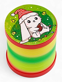 Funny toys Пружинка радуга "Новый год", цвета МИКС, d.-5см