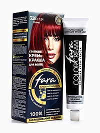 Краска для волос "FARA NC" тон 328/7.54 - Гранат, 116 г
