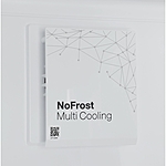 Встраиваемый холодильник Hyundai HBR 1786 белый