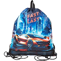 Мешок для обуви, 470х400 мм, deVENTE "Fast Or Last", вставка сетка, для мальчика