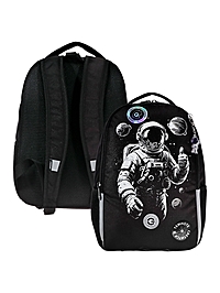 Рюкзак школьный эргоном.спинка Grizzly 551 38*29*16 мал отд д/ноут, чер RB-551-2_1