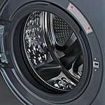 Стиральная машина Hyundai WFD8401 инвертор темно-серый/черный люк