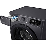 Стиральная машина LG F2V3PS6J с паром черный