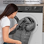 Стиральная машина Lex LWM10012WBIID инвертор белый/черный