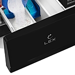 Стиральная машина Lex LWM10012WBIID инвертор белый/черный