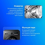Стиральная машина Samsung WW70AG5S20CXLP инвертор нержавеющая сталь черный люк