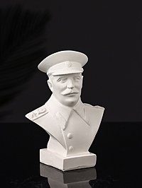 Бюст «Сталин И.В.», 10×7×5 см, натуральный, гипс