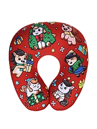 Подушка для путешествий антистресс «Лошадь», красный