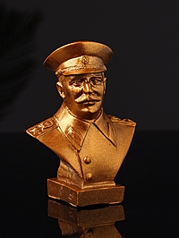 Бюст И.В. Сталин, 10х7х5см, бронза