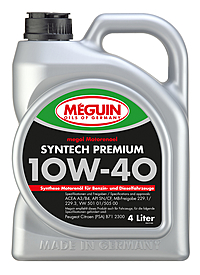 Масло моторное Meguin Syntech Premium 10W-40 4 л синт. 6475