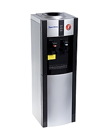 Кулер для воды AquaWork AW 16LDR, 700Вт, нагрев, охлаждение до 12ºС, 2 крана, серебр-черный