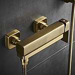 Смеситель для ванны Fmark FS8724-22C матовое золото