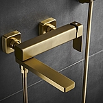 Смеситель для ванны Fmark FS8724-22C матовое золото