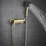 Смеситель для ванны Fmark FS8724-22C матовое золото