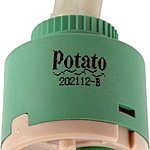 Смеситель для ванны Potato P1103 на борт ванны врезной хром