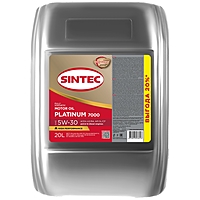 Масло моторное Sintec Platinum 7000 5W-30 A3/B4 20 л синт.