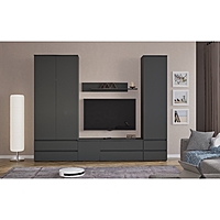 Гостиная «Лора», 2750×2200×440 мм, цвет серый