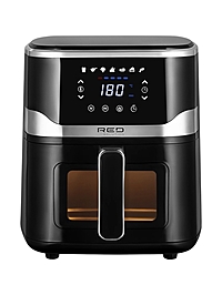 Аэрогриль RED SOLUTION W262, 1500Вт, 5л, 80-200°С, 7 программ, сенсорное управл, черный