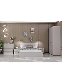 Спальный гарнитур «Лора», комплект 6 предметов, цвет кашемир