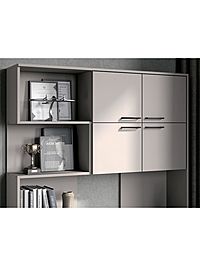 Стол компьютерный «Брауни», правый, 1280×2000×1450 мм, цвет кашемир