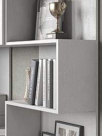 Стол компьютерный «Брауни», левый, 1280×2000×1450 мм, цвет белый