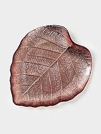 Блюдо сервировочное "КРАСКИ ОСЕНИ" 17 см, лист