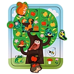 Пазл многослойный Удивительное дерево деревянный 28 эл.