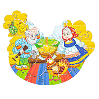 Пазл Курочка Ряба деревянный 22 элемента 147208