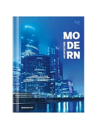 Блокнот А6, 80 листов, в клетку, Modern city, твердая обложка, глянцевая ламинация