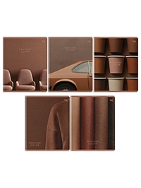 Тетрадь 48 листов, в клетку Pantone color, обложка мелованный картон, матовая ламинация, МИКС